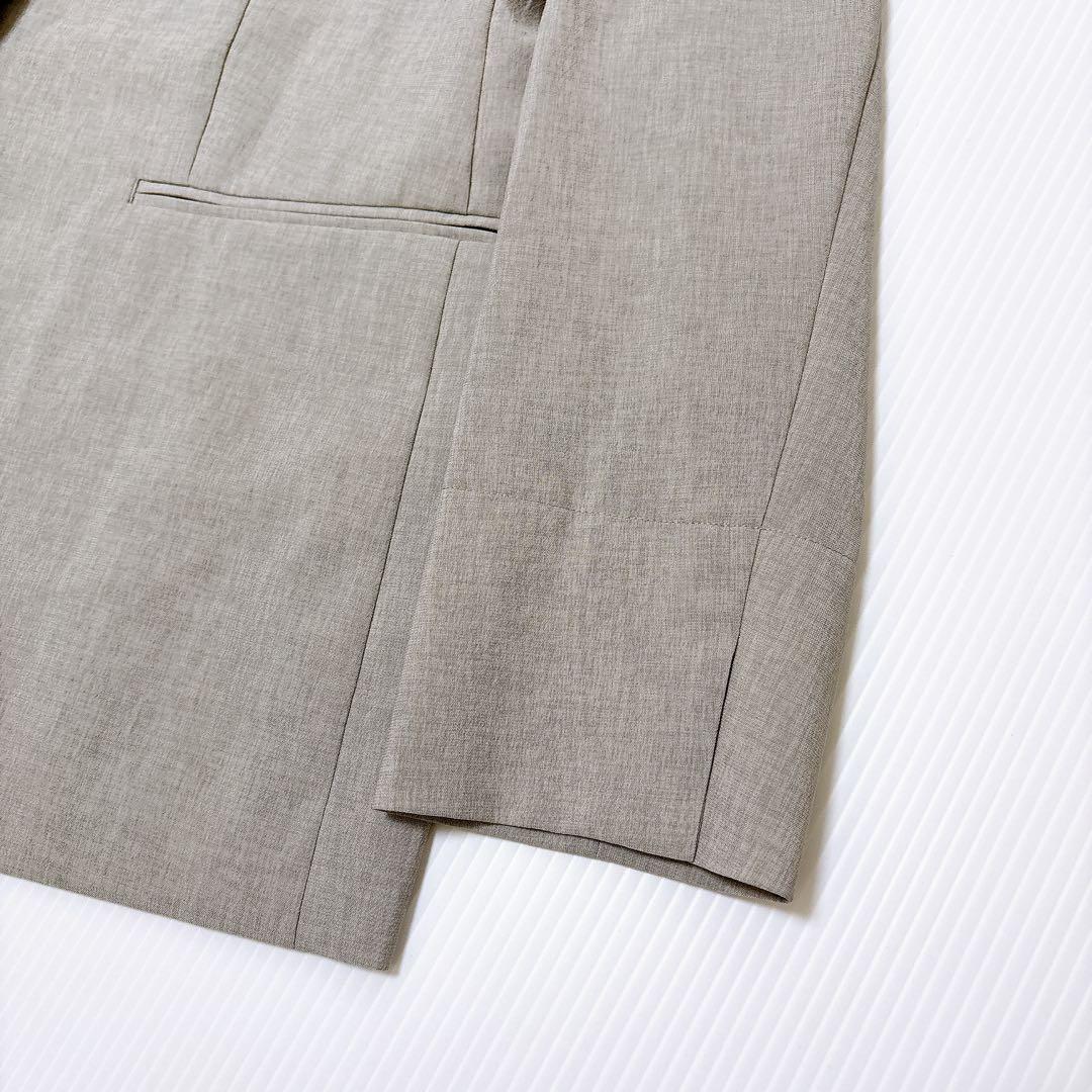 新品【リフレクト】テーラード　ジャケット　グレー　UV 速乾　シャンブレー