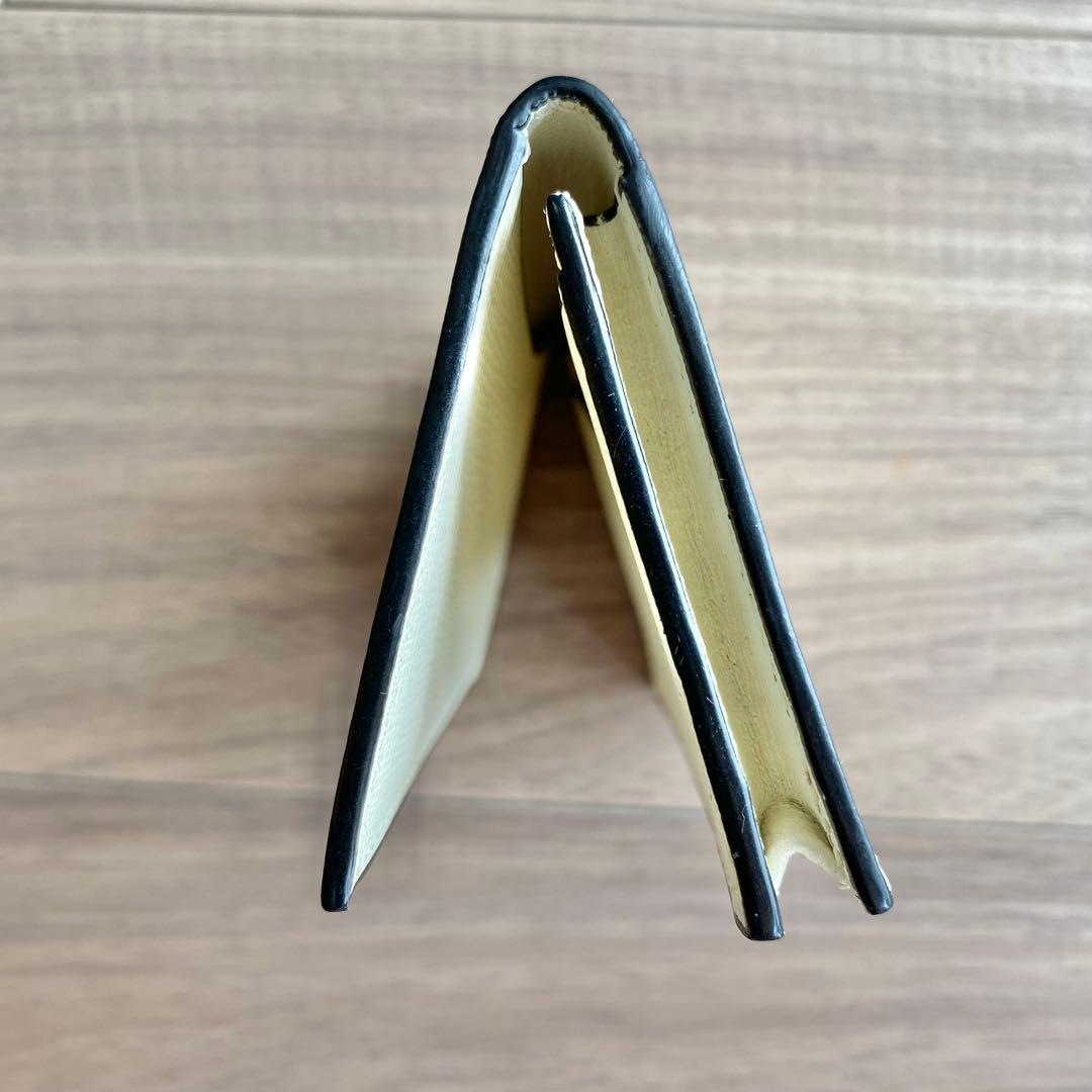 美品 Valextra ヴァレクストラ カードケース 名刺入れ ホワイト レザー