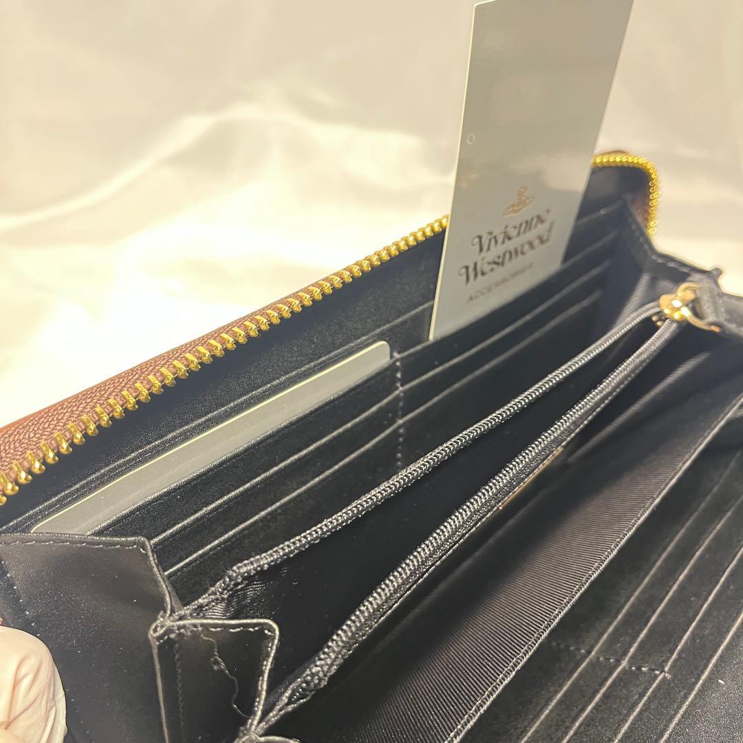 新品 Vivienne Westwood コーヒー 長財布 バレンタインに嬉しい