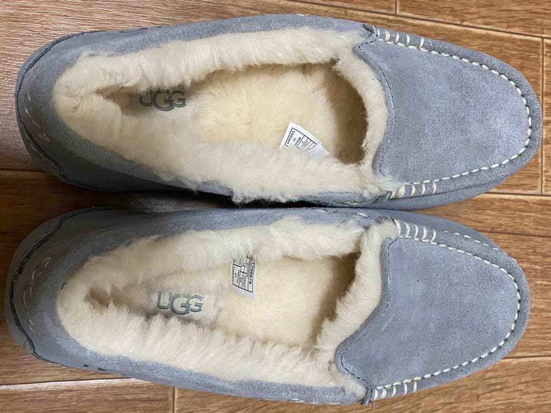 UGG ANSLEY アンスレー モカシン グレー 24cm アグ