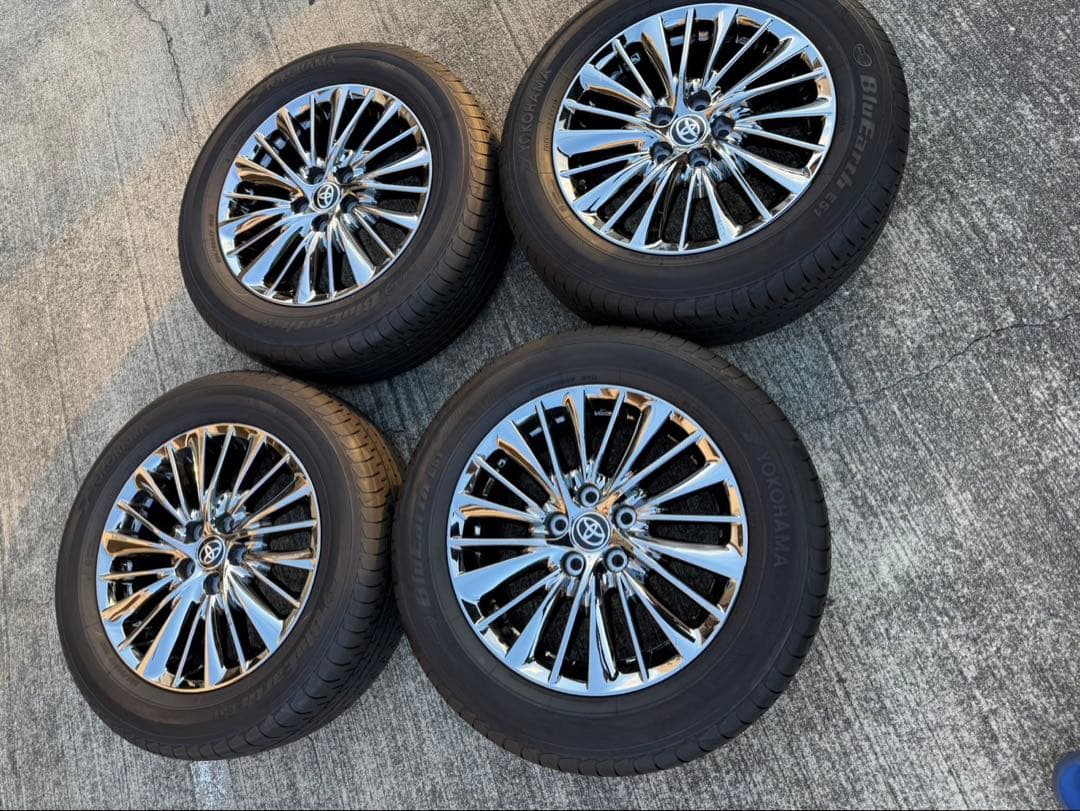 30アルファード後期　エグゼクティブラウンジ　純正ホイール　純正メッキ