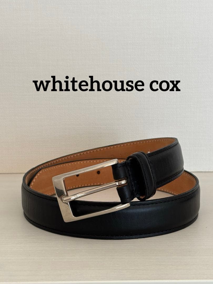 ホワイトハウスコックス ブラック 28インチ 本革 メンズ レディース