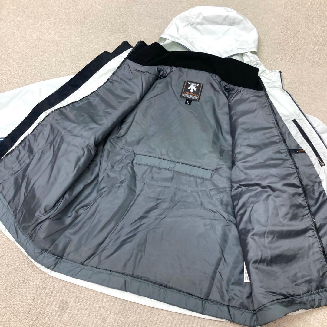新品　DESCENTE スキーウェア　ジャケット　Lサイズ　ブルー　メンズ
