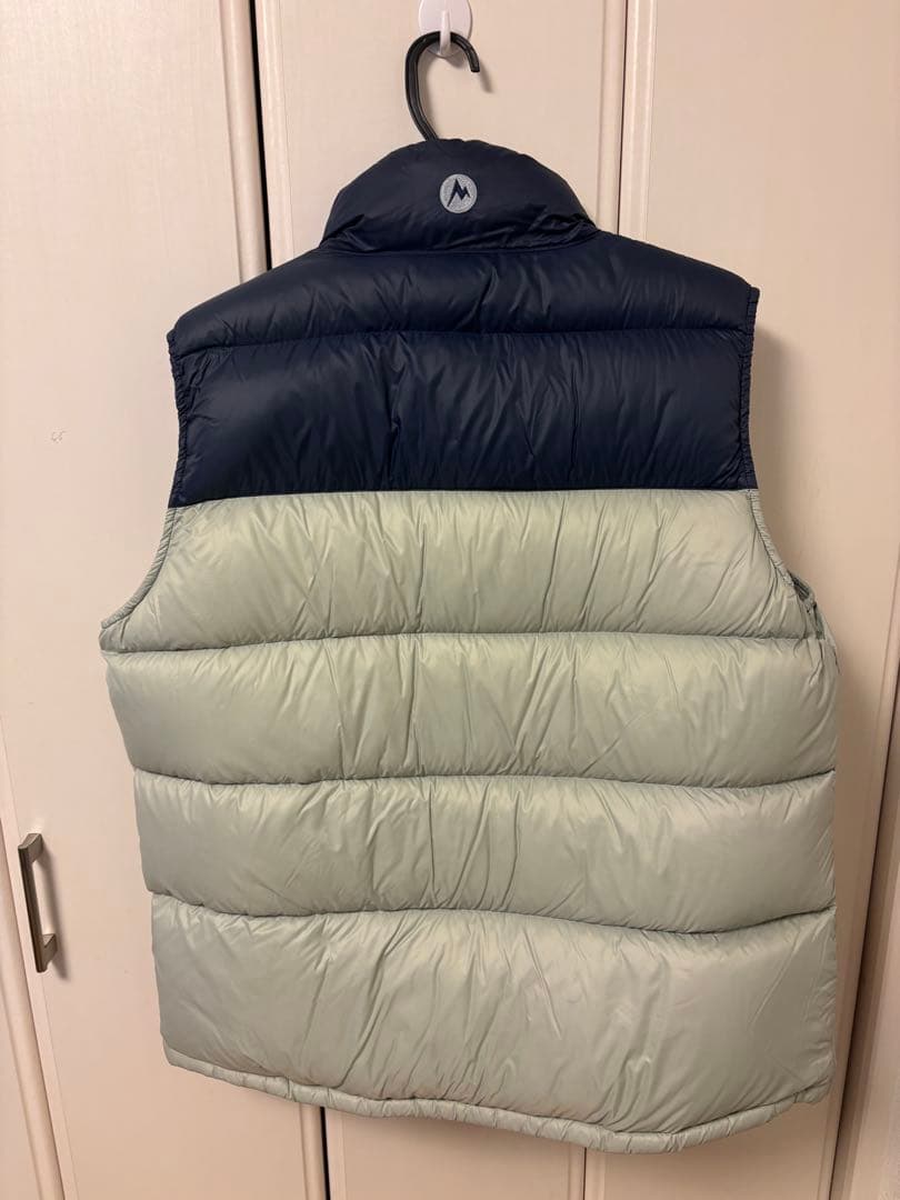 ビームスゴルフMarmot ダウンベスト ネイビー/ライトグレー