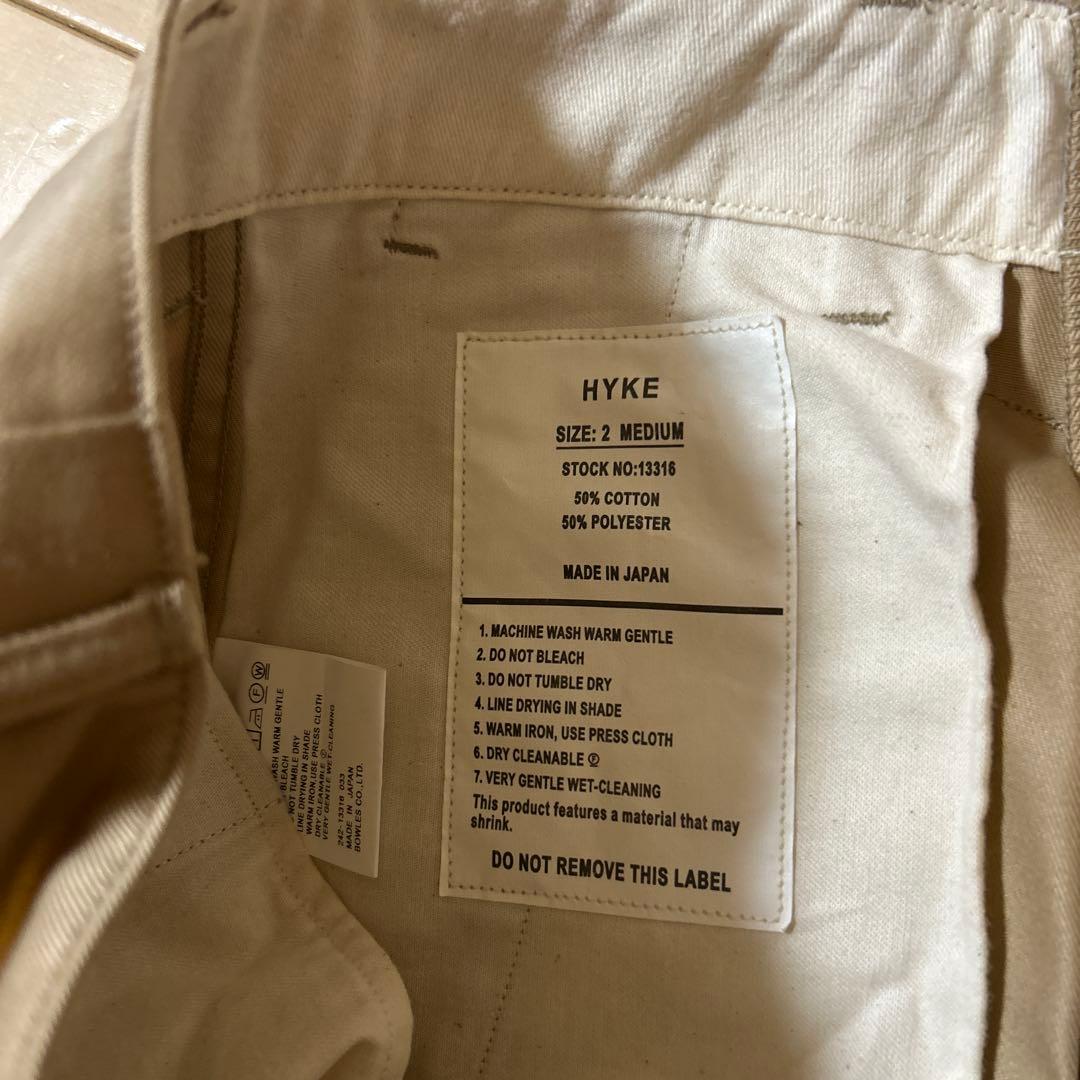コタロー さま専用⭐︎HYKE チノパンツ　未使用