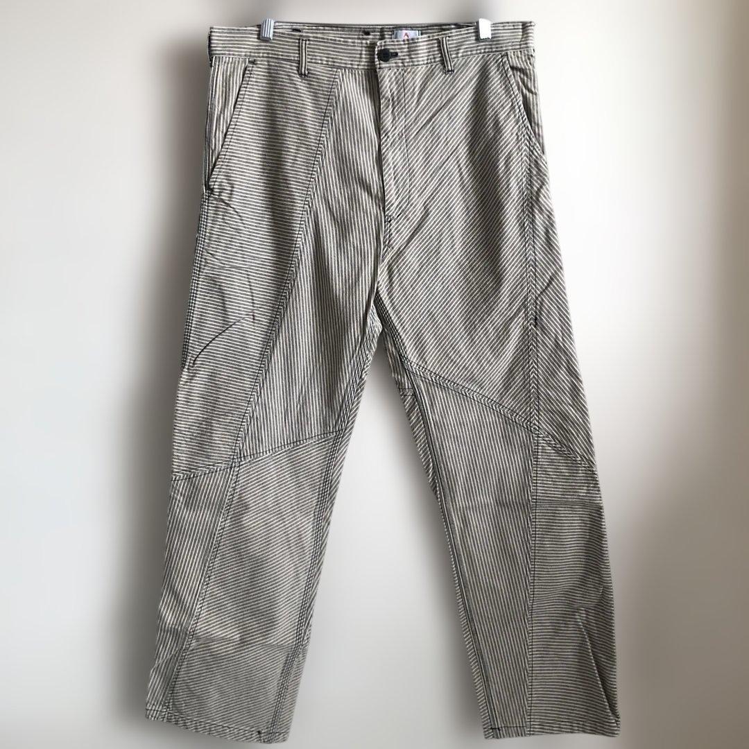 初期ネペンテス　Nepenthes クレイジーパターンペインターパンツ　L