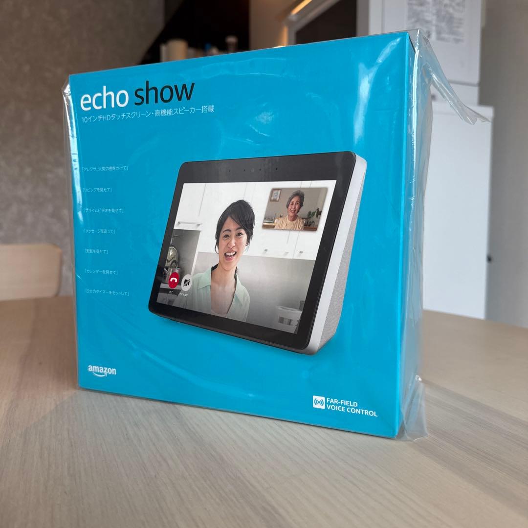【未開封新品、値下げ可】Echo Show 第2世代 サンドストーン