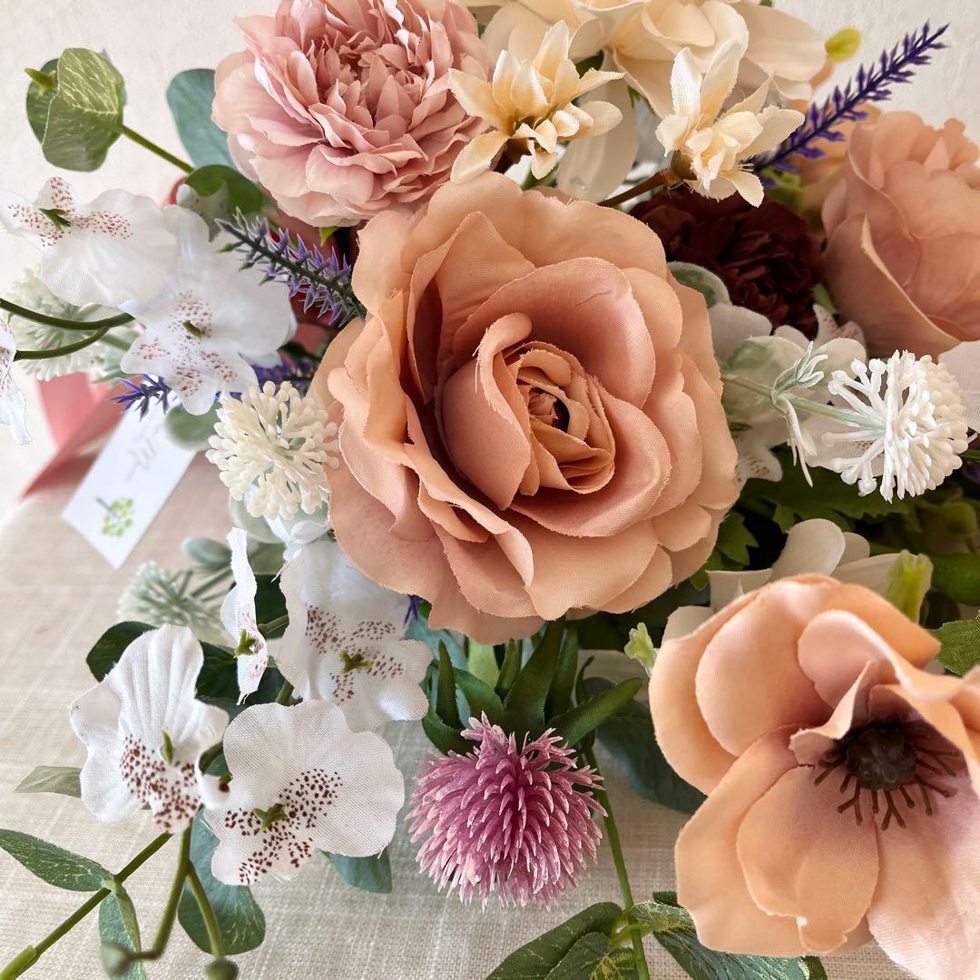 ウェディングブーケとブートニアのセット♡ローズブーケ♡ダリアブーケ♡前撮り♡挙式