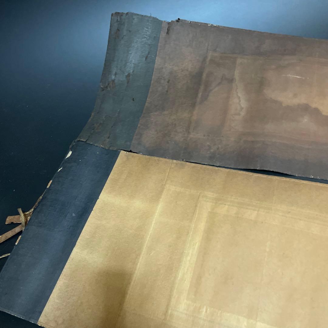 江戸時代　絹本　行信遠慶宿録　掛け軸2個