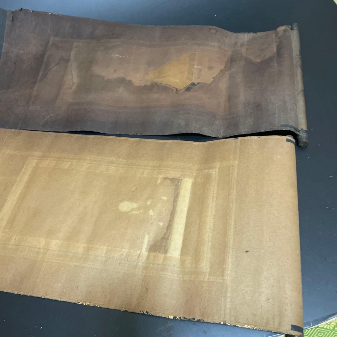 江戸時代　絹本　行信遠慶宿録　掛け軸2個