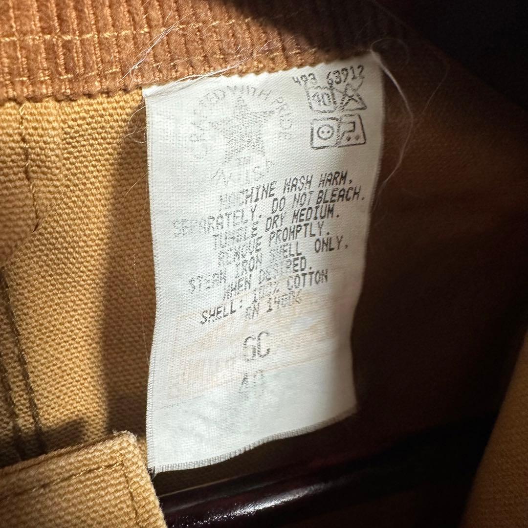 Carhartt 80s 90s 裏地なし チョアコート 星タグ USA