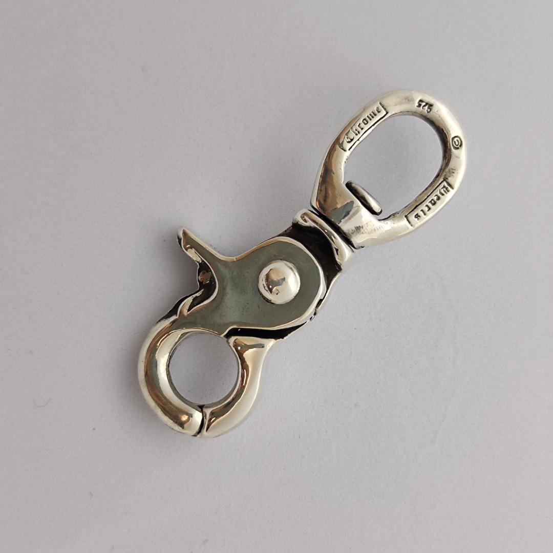 CHROME HEARTS スイベル クリップ キーリング シルバー SV925