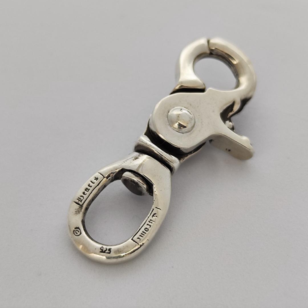 CHROME HEARTS スイベル クリップ キーリング シルバー SV925
