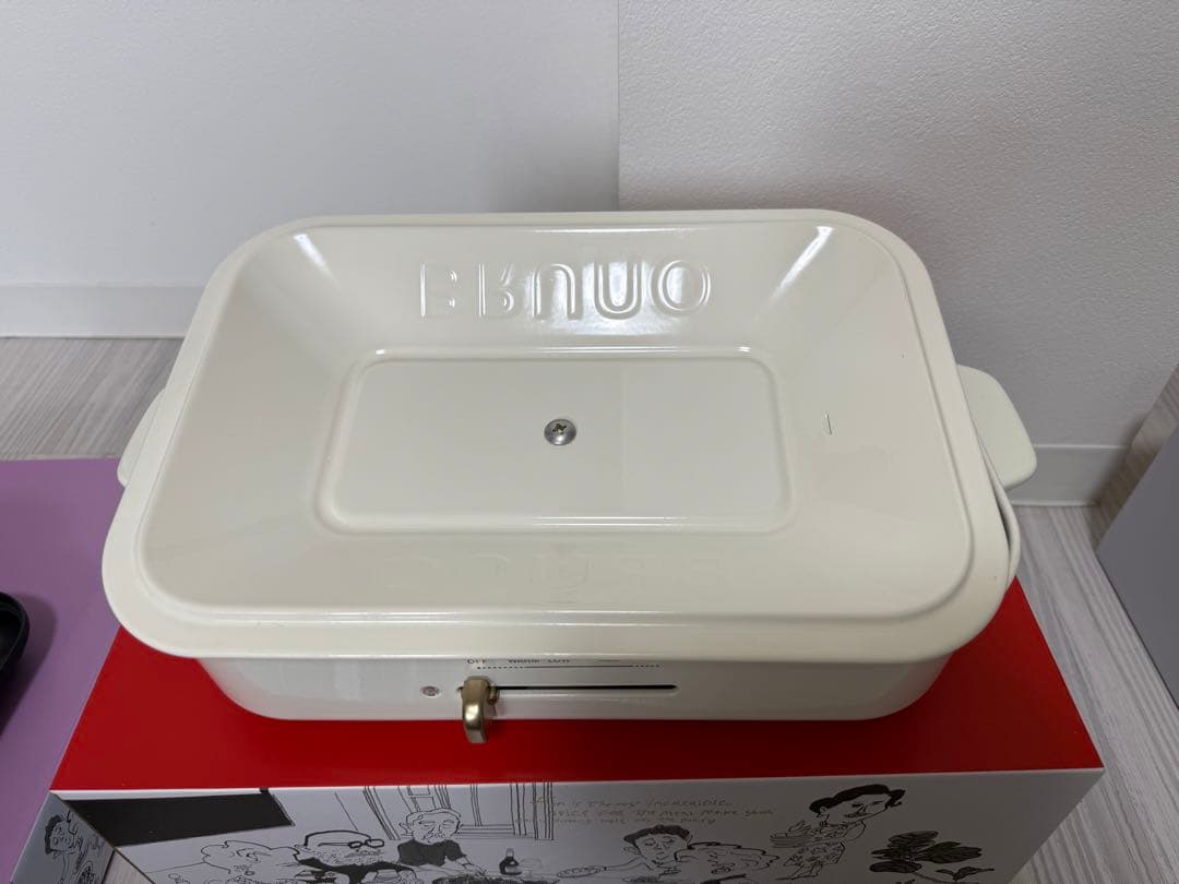 ブルーノ ホットプレート（セラミックコート鍋、レシピブック付き）