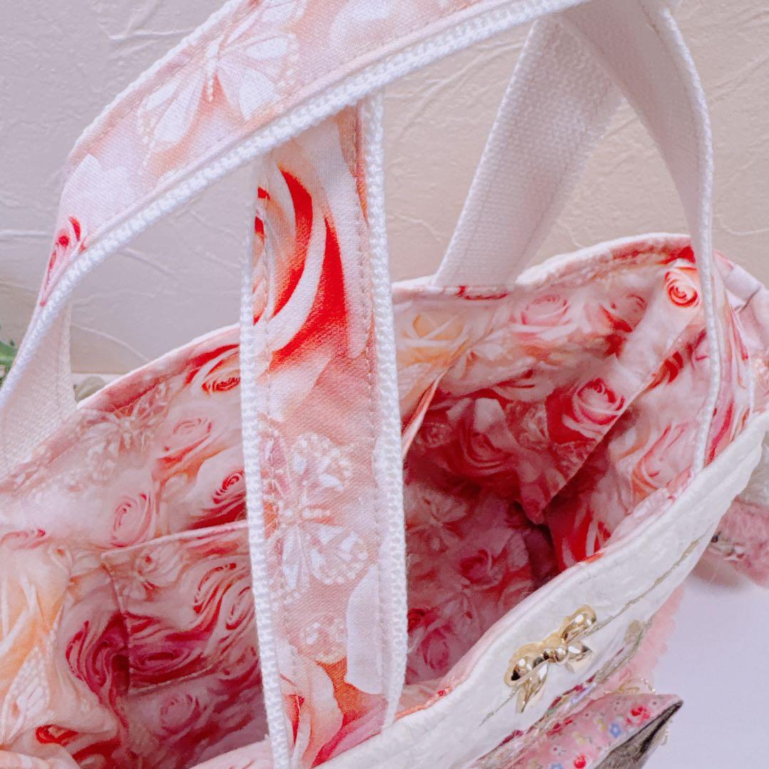 ☆*☆様 コヤンイサムチョン♡るみちゃんのインド刺繍×ローズファートートバッグ＆
