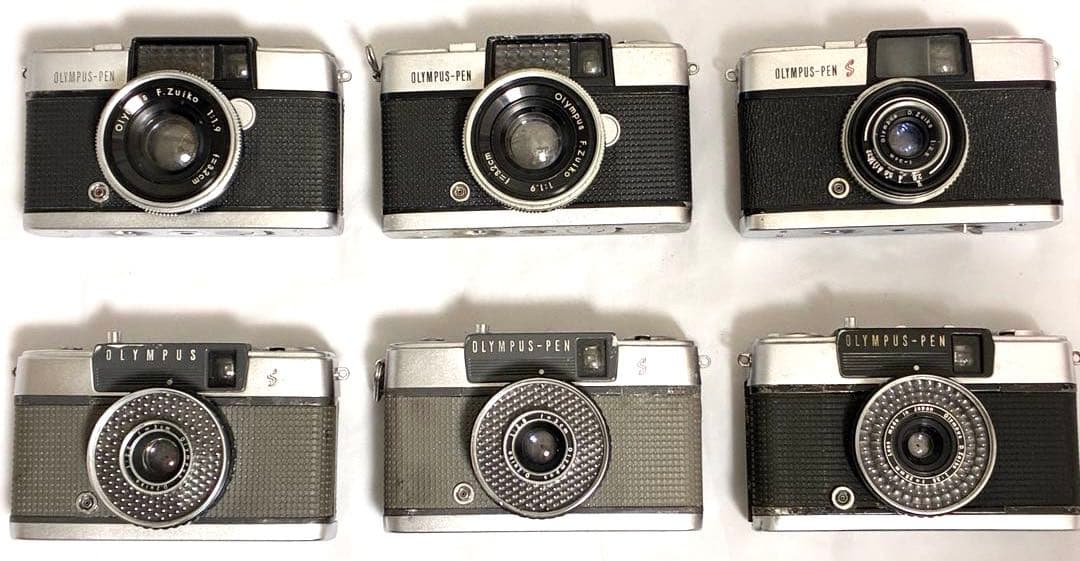 オリンパス フィルムカメラ 6台セット　PEN D／EE／EES／EE-3／S等