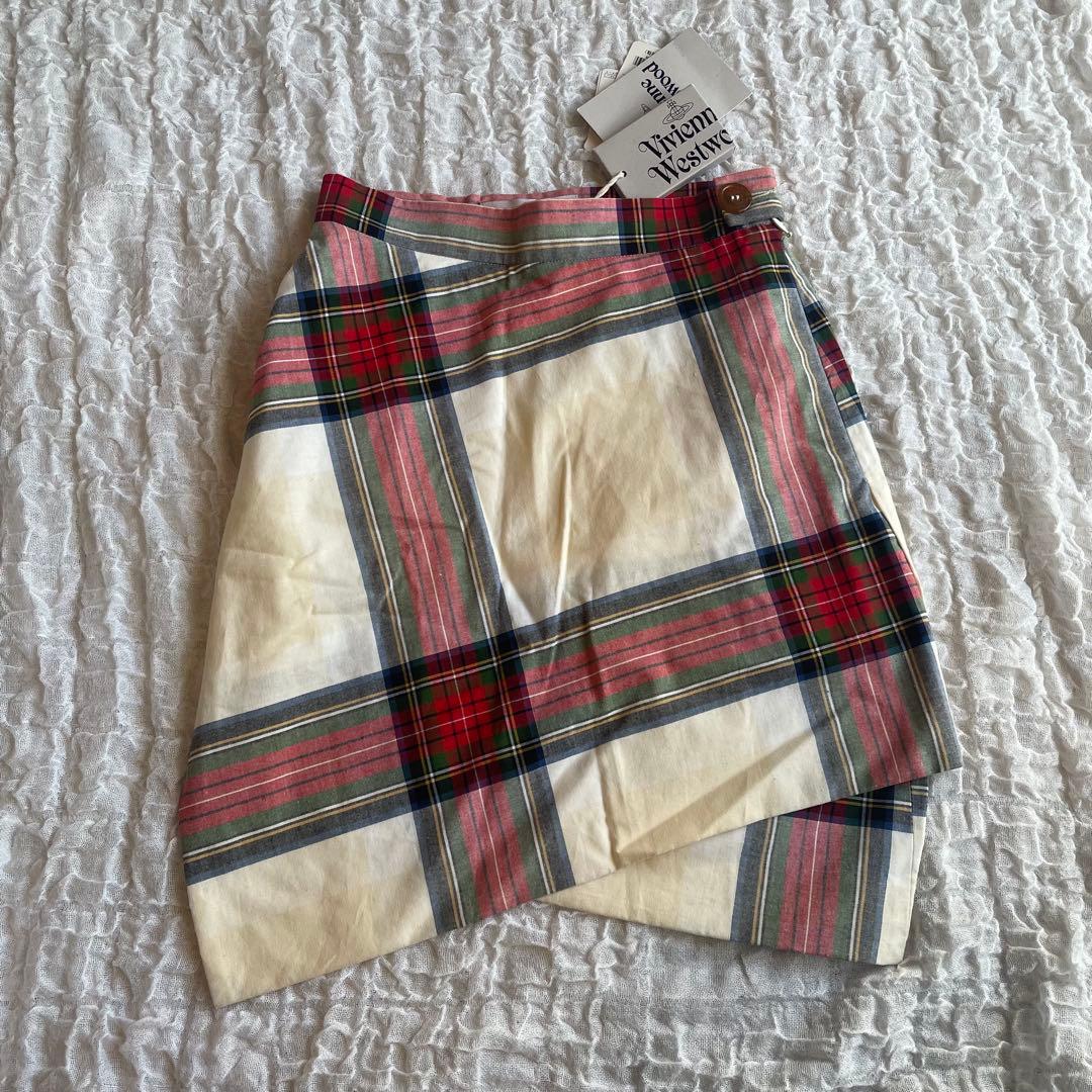 新品タグ付　Vivienne Westwood タータンチェック　タイトスカート
