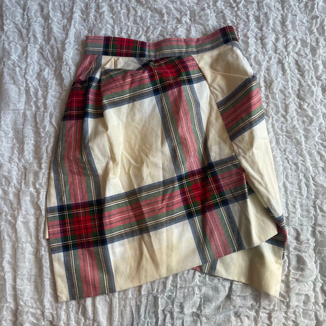 新品タグ付　Vivienne Westwood タータンチェック　タイトスカート
