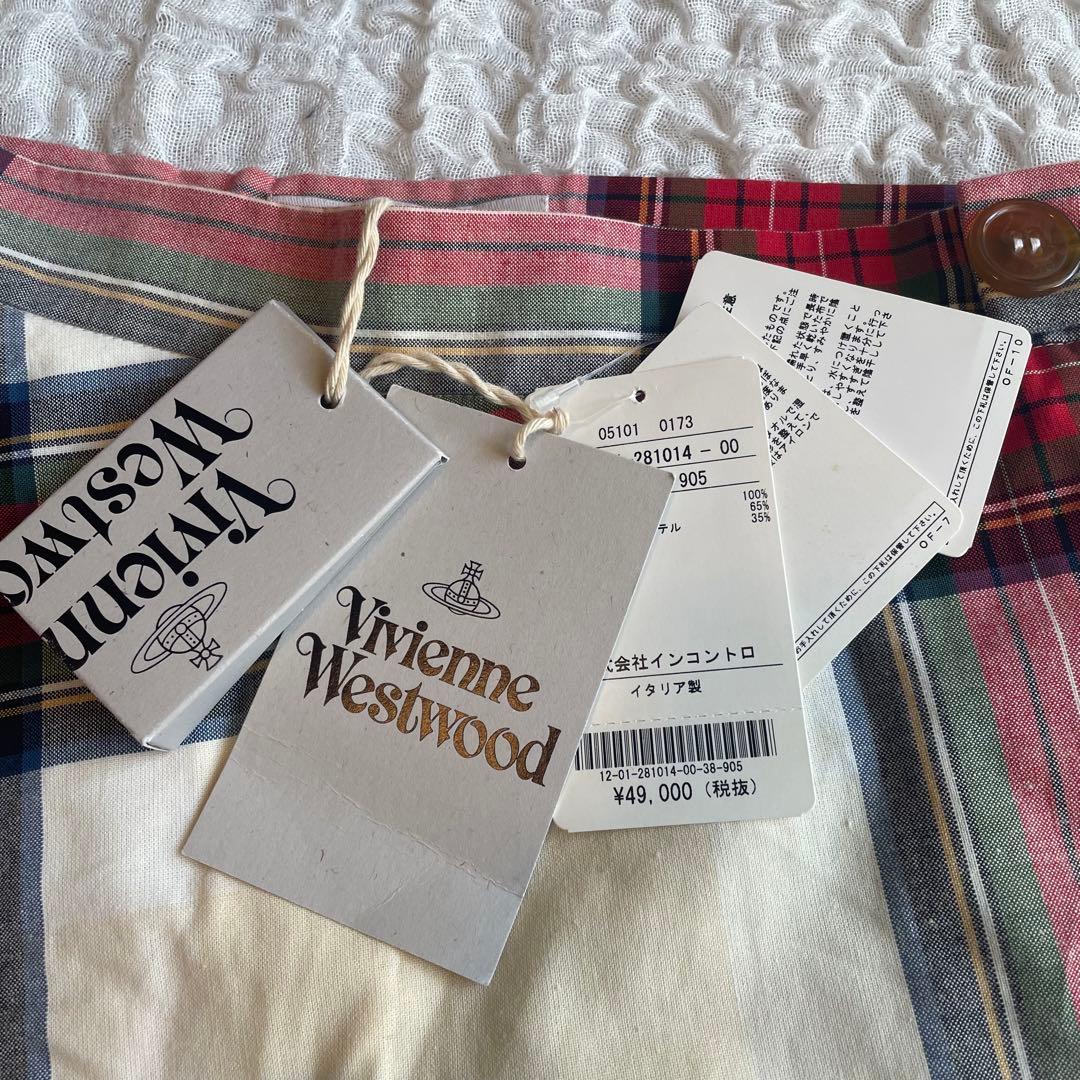 新品タグ付　Vivienne Westwood タータンチェック　タイトスカート