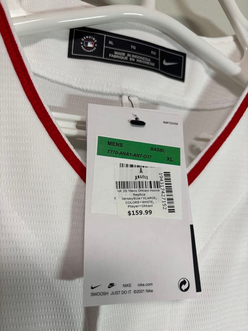 YOU♪123 ナイキ エンゼルス 大谷翔平 未使用　size XL