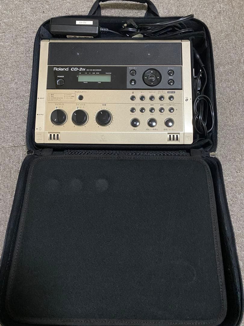 CD-2u SD/CD Recorder ケース付き　値下げ中！