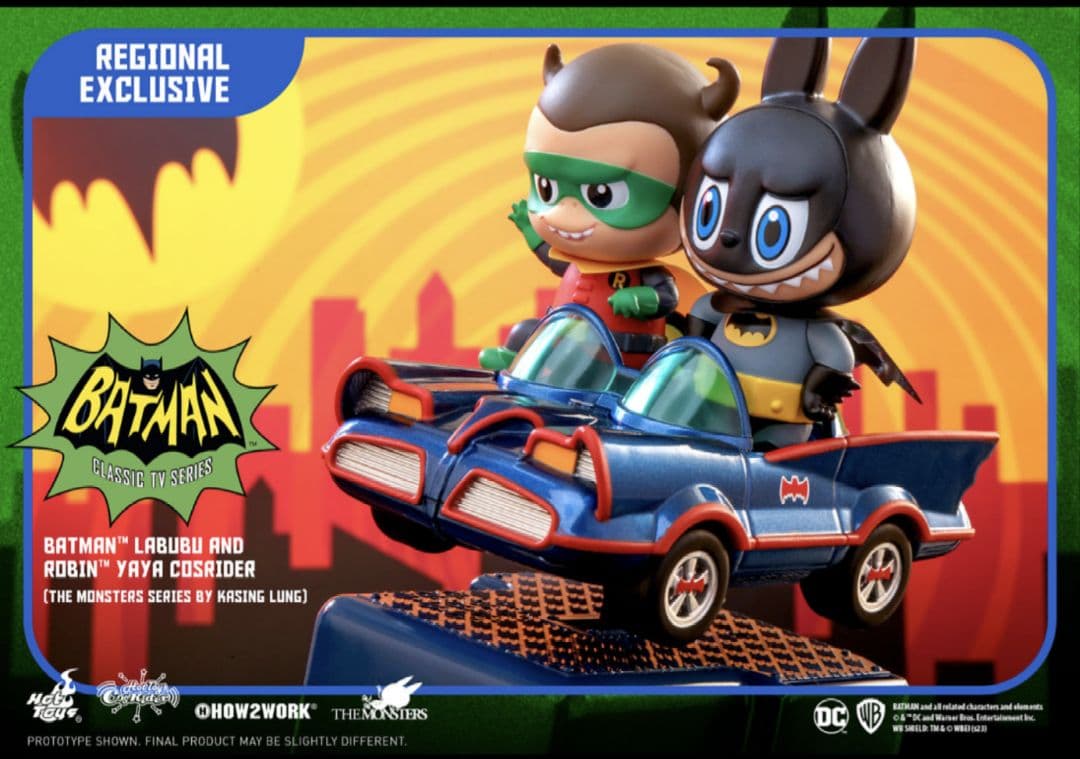 LABUBUバットマンのコスライダーpopmart　新品未開封