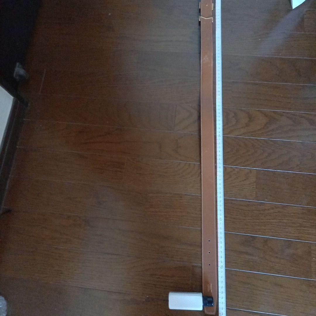 さ*こ様 エルメスH型バックル ブラックレザーベルト 約80cm