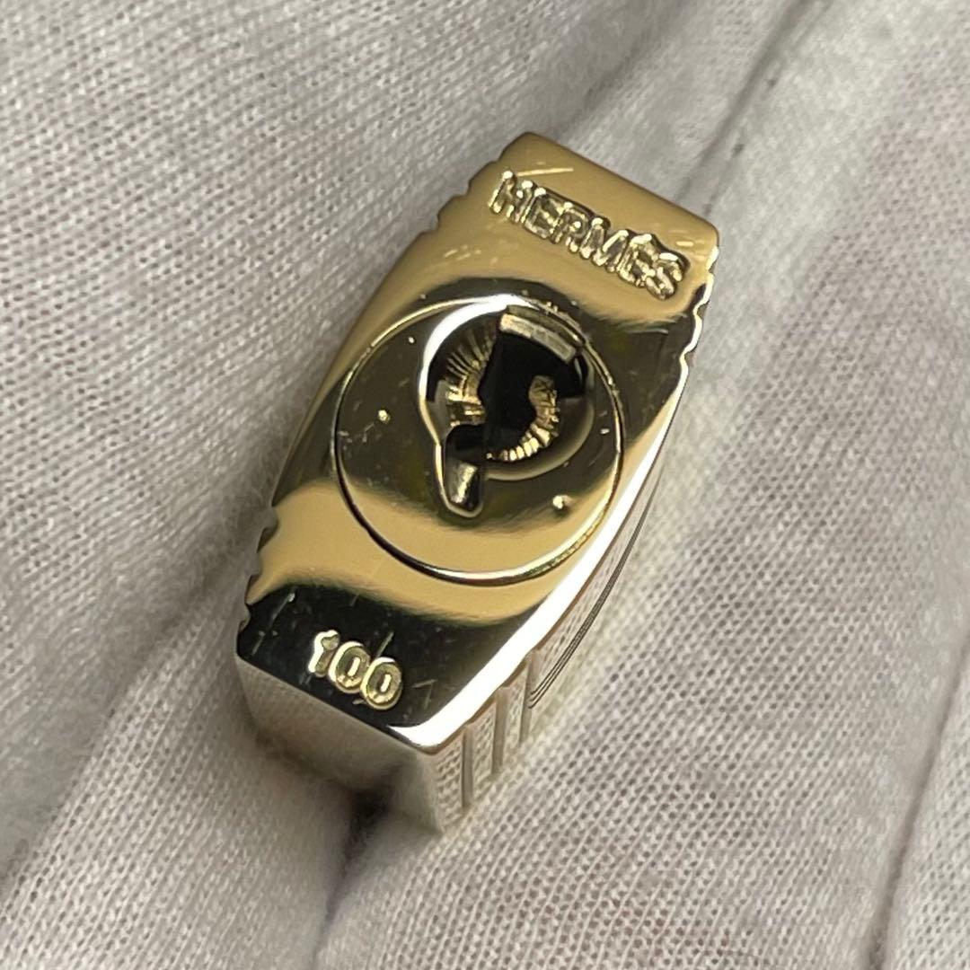 【極美品】エルメス ゴールド パドロック カデナ クロシェット100番 カギ2個