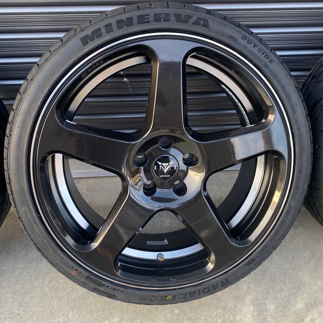 廃盤　希少　WORK レイバー S005 20×8·5j+38 5H114·3