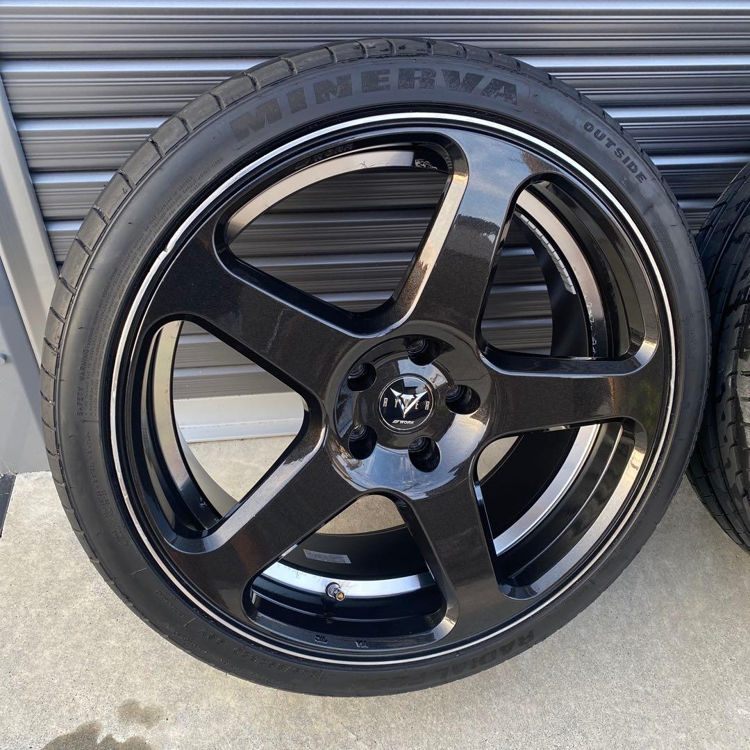 廃盤　希少　WORK レイバー S005 20×8·5j+38 5H114·3