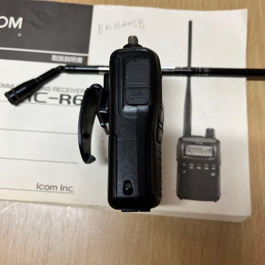 icom ハンディレシーバー IC-R6 DIAMONDアンテナSRH789