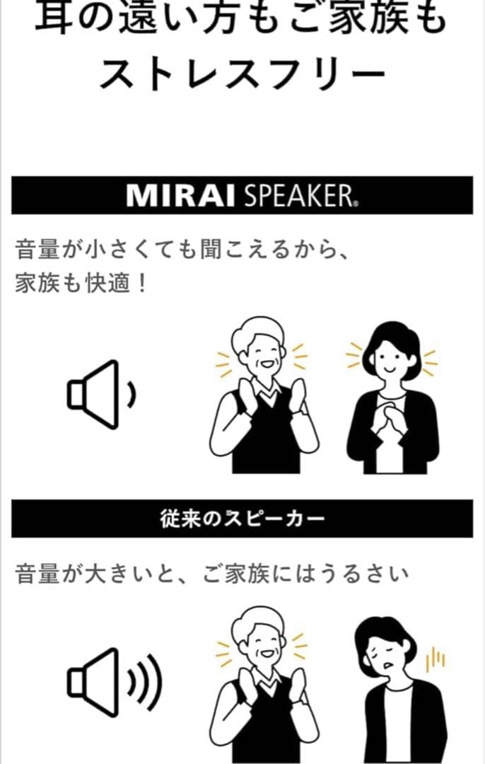 【美品】2024年モデル　ミライスピーカー ミニ