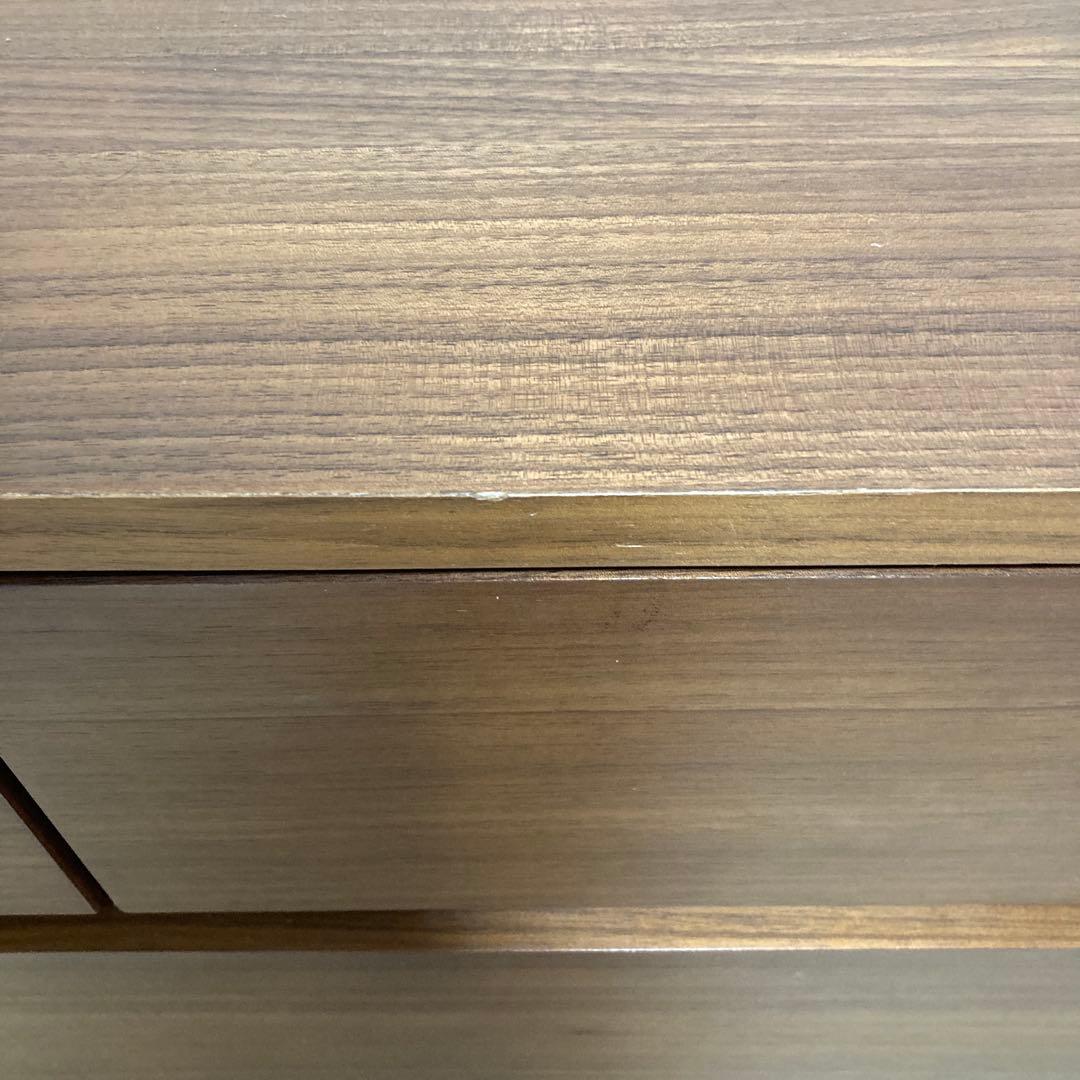 無印良品　木製ウォールナットチェスト 　5引き出し