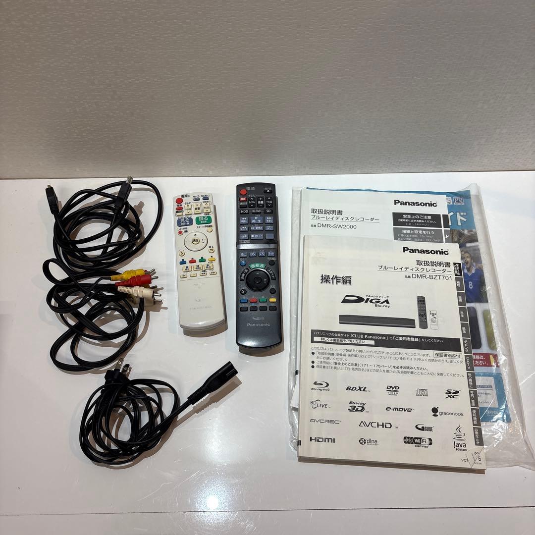 Panasonic ブルーレイディスクレコーダー DMR-BZT701