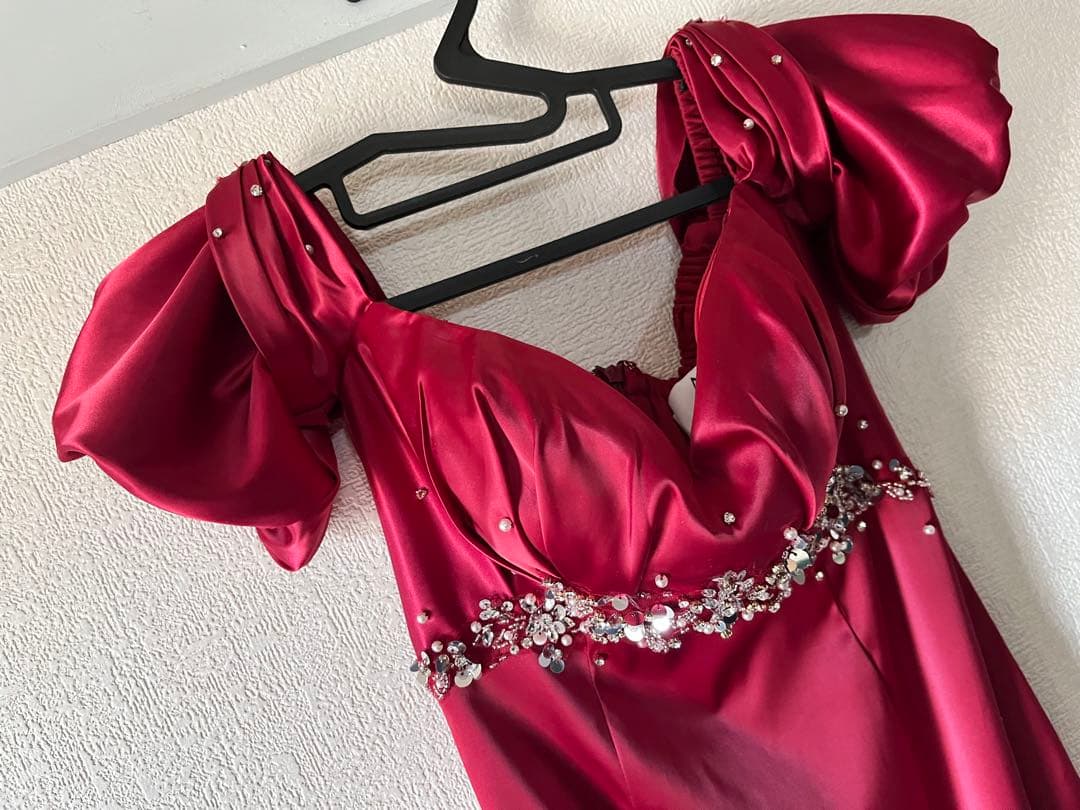 美品　AR AngelR キャバドレス　レッド　 ワンピース ナイトドレス