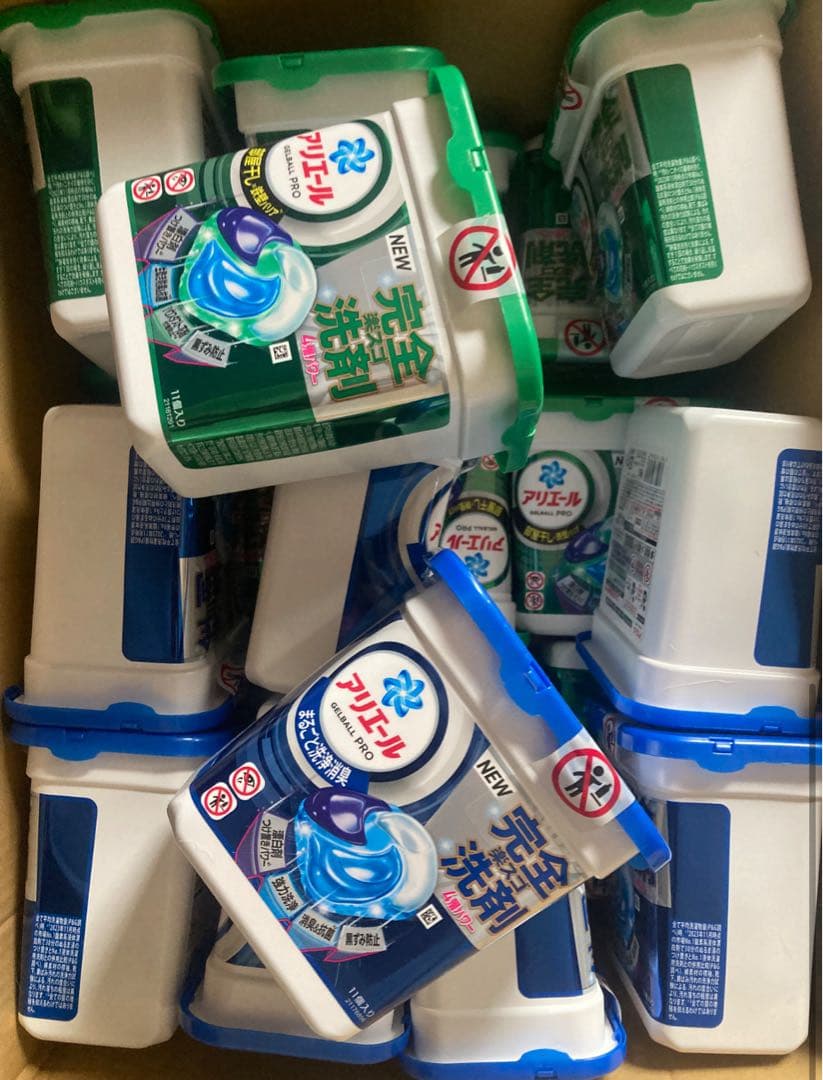 ボールド & アリエール 洗濯洗剤 ジェルボール 5種42箱　計456個セット