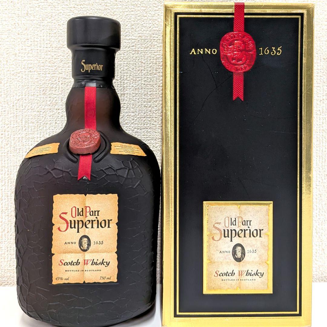 オールドパー　スーペリア　750ml 43％　古酒　未開栓　箱あり