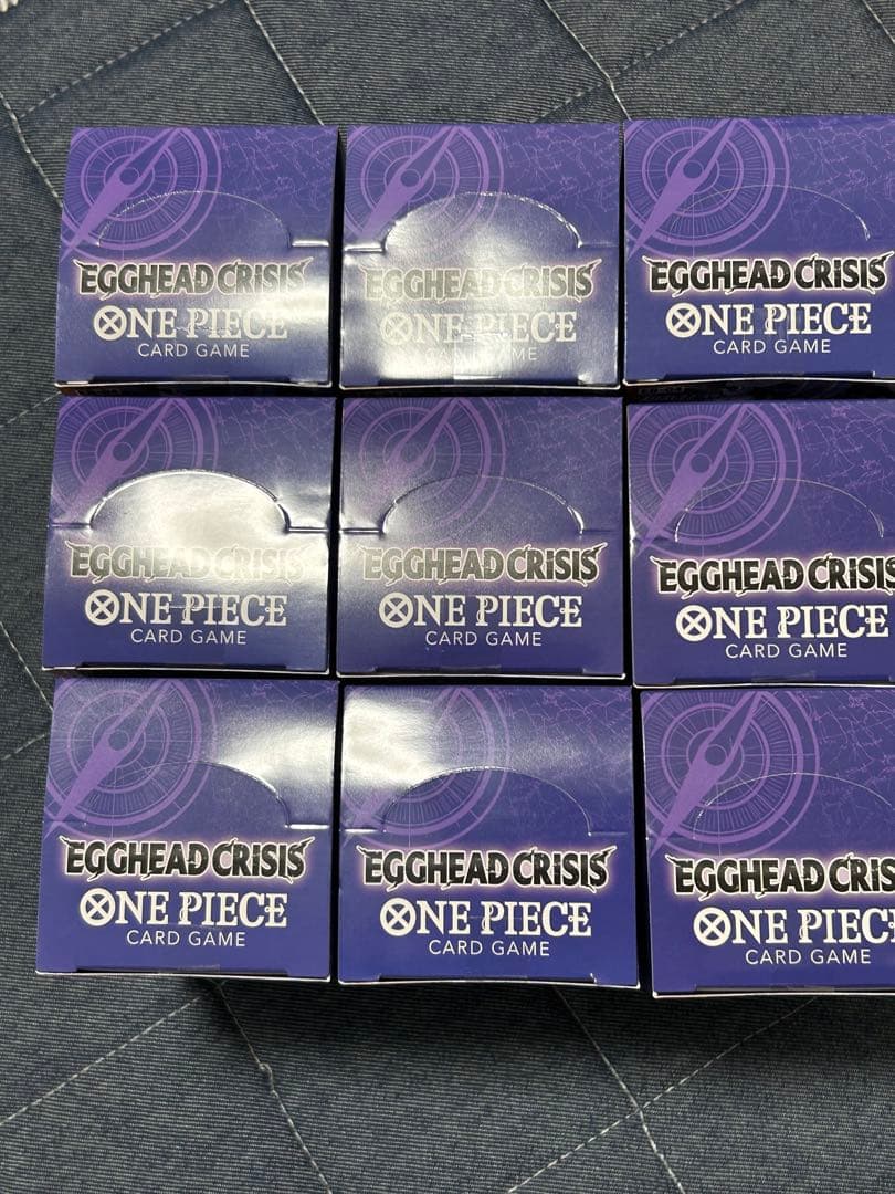ワンピースカード エッグヘッドクライシス 未開封9BOX テープ付き