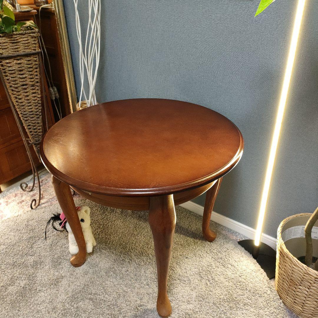 アンティーク調 サイドテーブル 装飾 猫脚