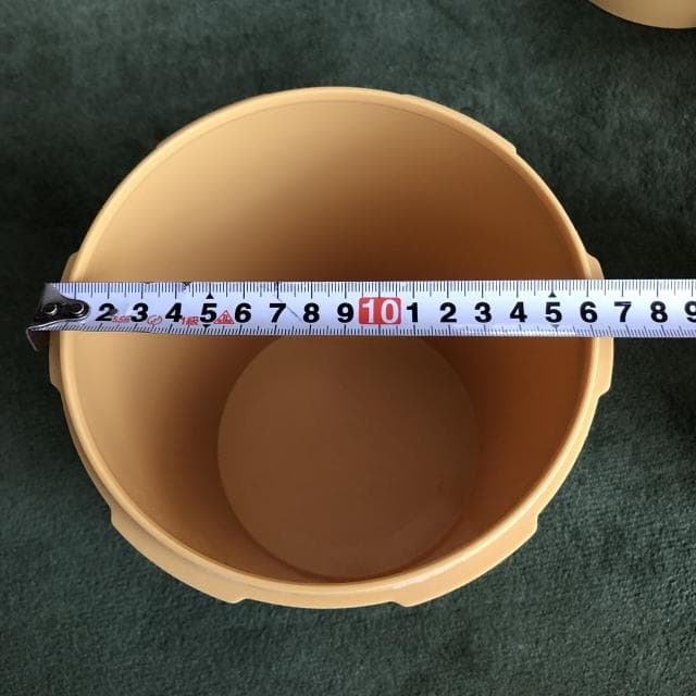 Tupperware マキシデコレーター４サイズセット からし色