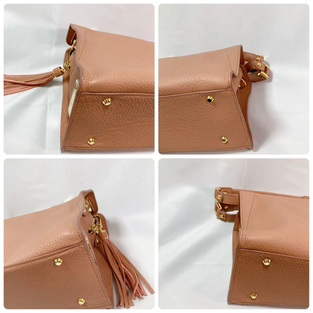 【美品】IANNE イアンヌ オリビア OLIVIA 2way バッグ レザー