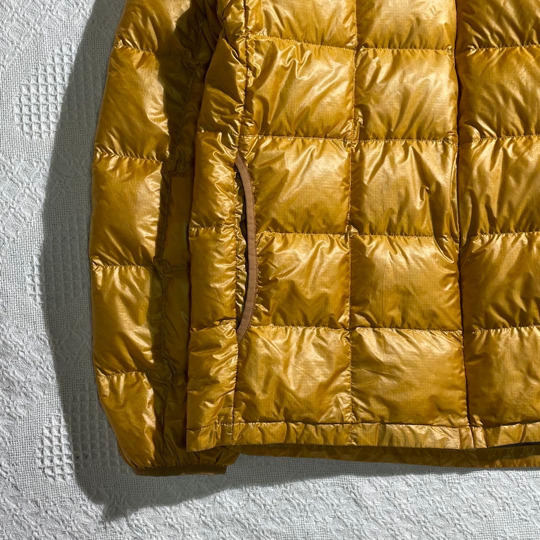 モンベル U.L.ダウンインナーパーカー ダウンジャケット ゴールド マスタード