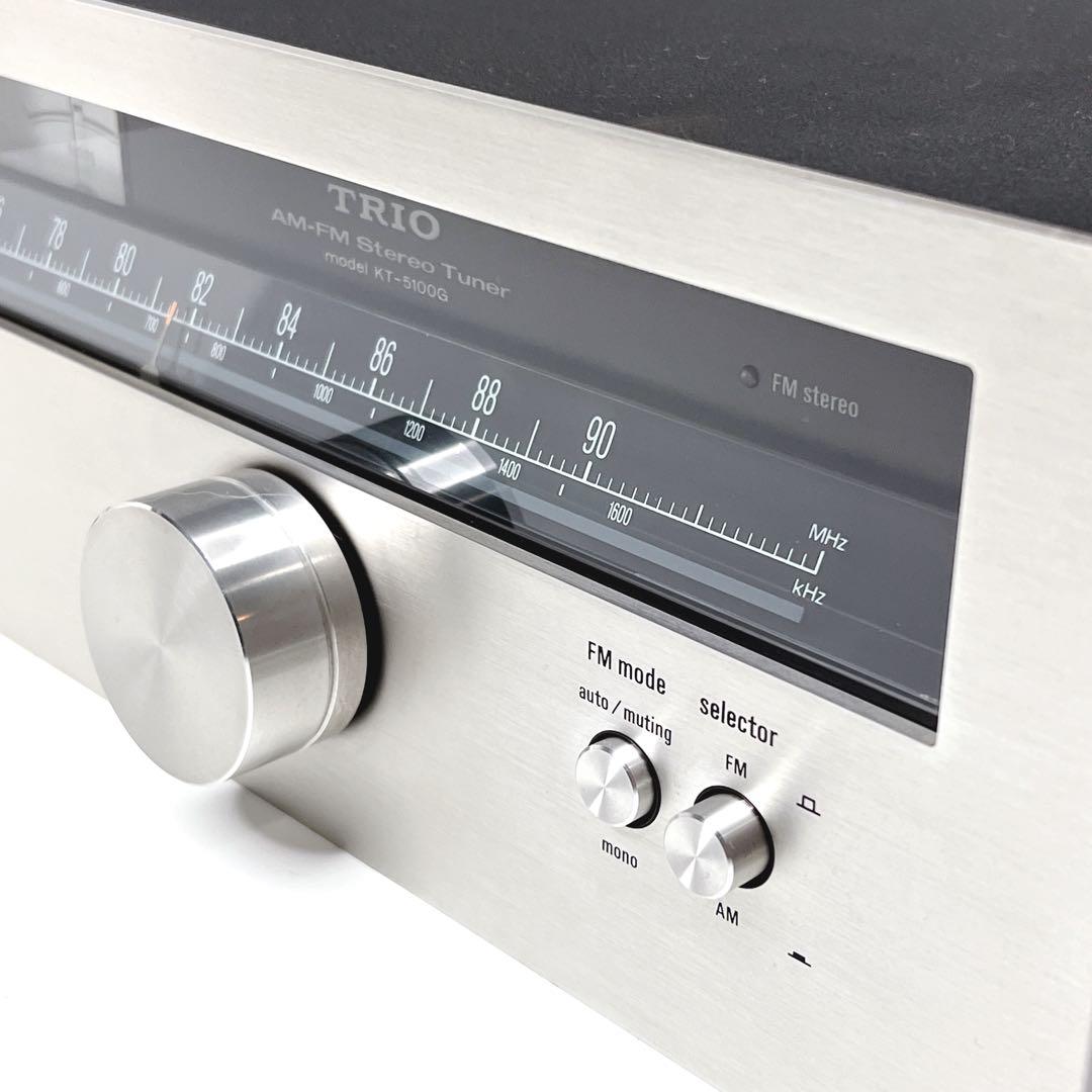 【美品・動作品】 TRIO KT-5100G AM/FM ステレオチューナー