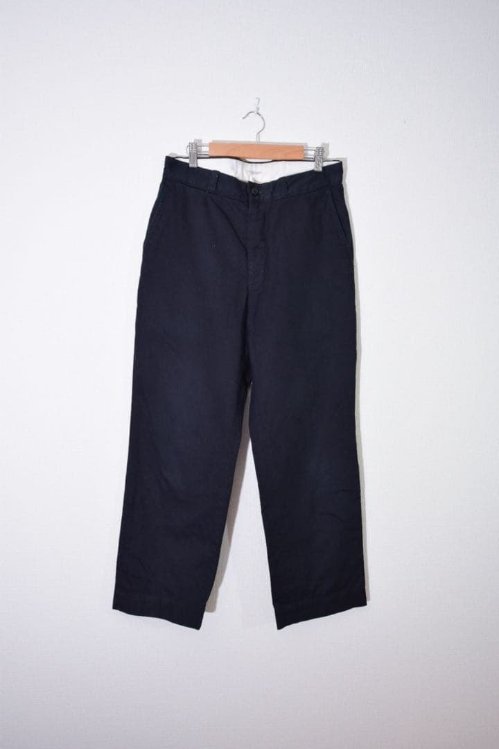 【23AW】PHIGVEL OFFICER TROUSERS WIDE