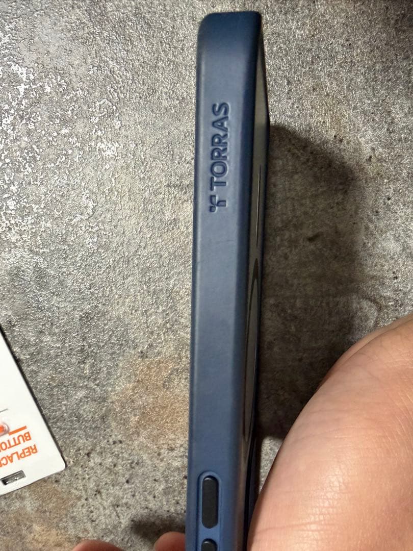 iPhone12本体 128GB青色 SIMフリー 付属品ありTORRASケース