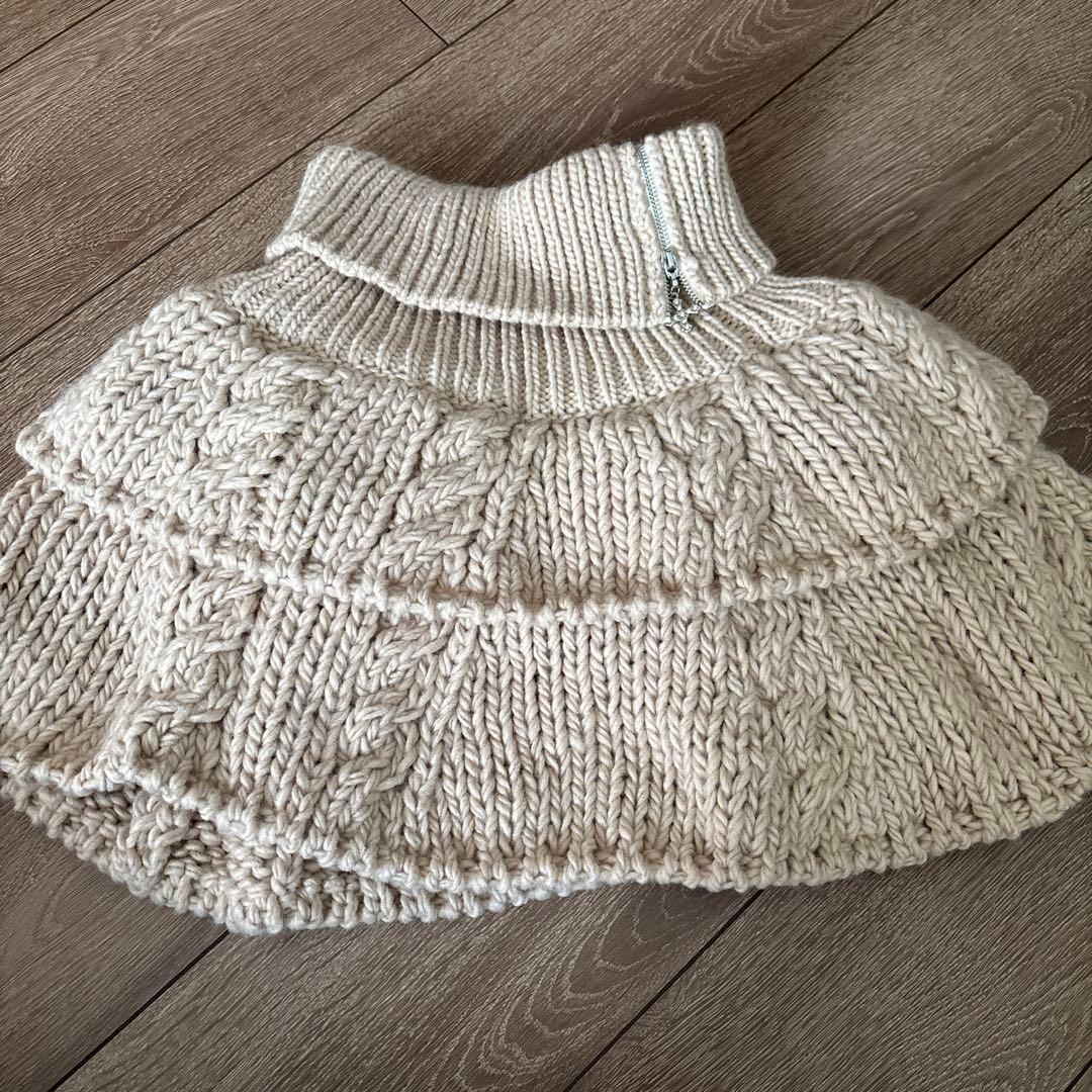 スカート ANDWANG Low Gauge Zip Set Up