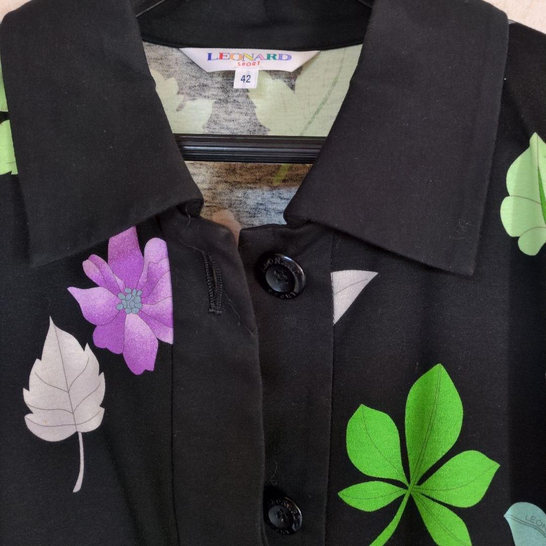 LEONARD 花柄 長袖チュニック 42