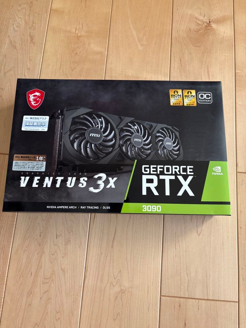グラフィックボード・グラボ・ビデオカード RTX 3090 VENTUS 3X 24G