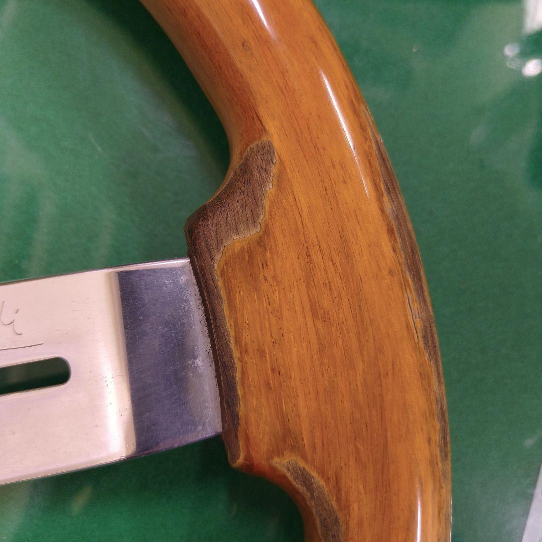 ナルディ ウッド ステアリング 3本スポーク