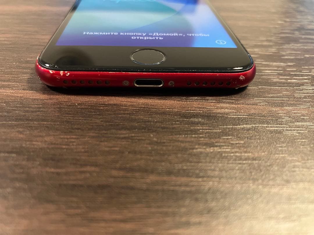 iPhone SE3 128GB レッド ホームボタン故障